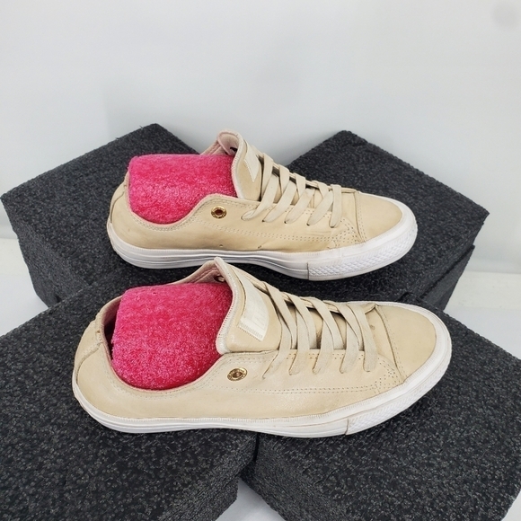 Converse Chuck II Craft Leather Low Top Women 7 Shoes 555956C Sneakers - Picture 6 of 14